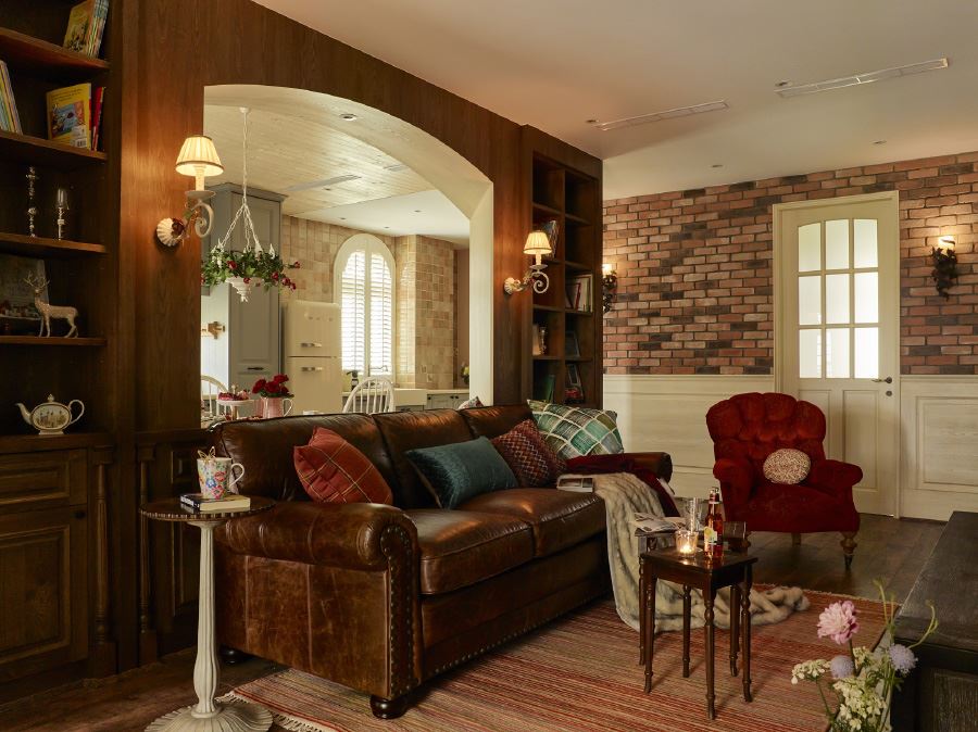 廣州市奧園灣區(qū)智谷田園風格別墅裝修案例