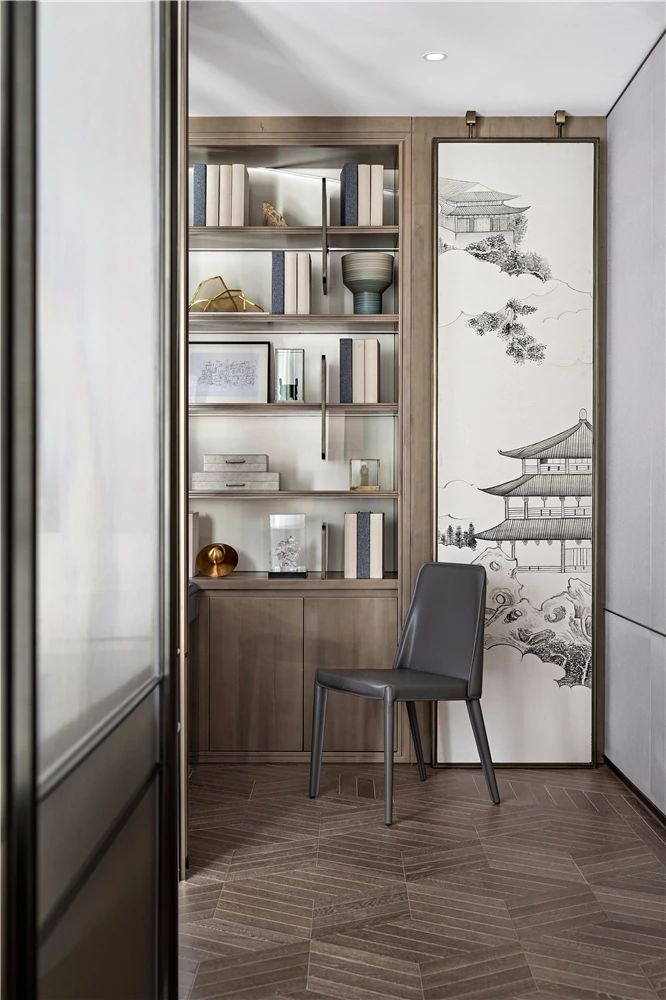 新中式風(fēng)格室內(nèi)設(shè)計(jì)家裝案例-書(shū)房 新中式風(fēng)格室內(nèi)設(shè)計(jì)家裝案例-書(shū)房