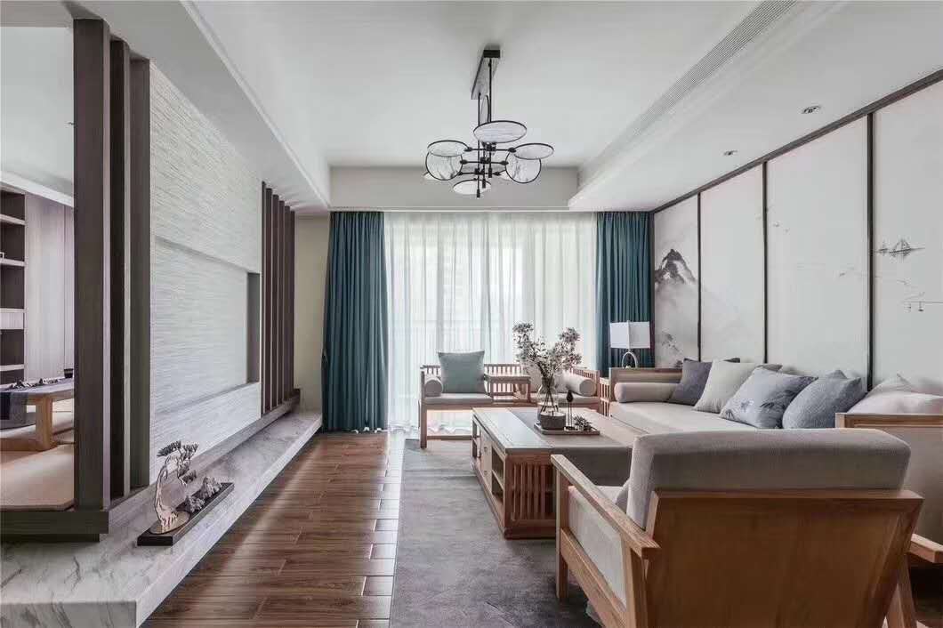 佛山市招商曦岸現(xiàn)代簡約風(fēng)格三居室裝修案例