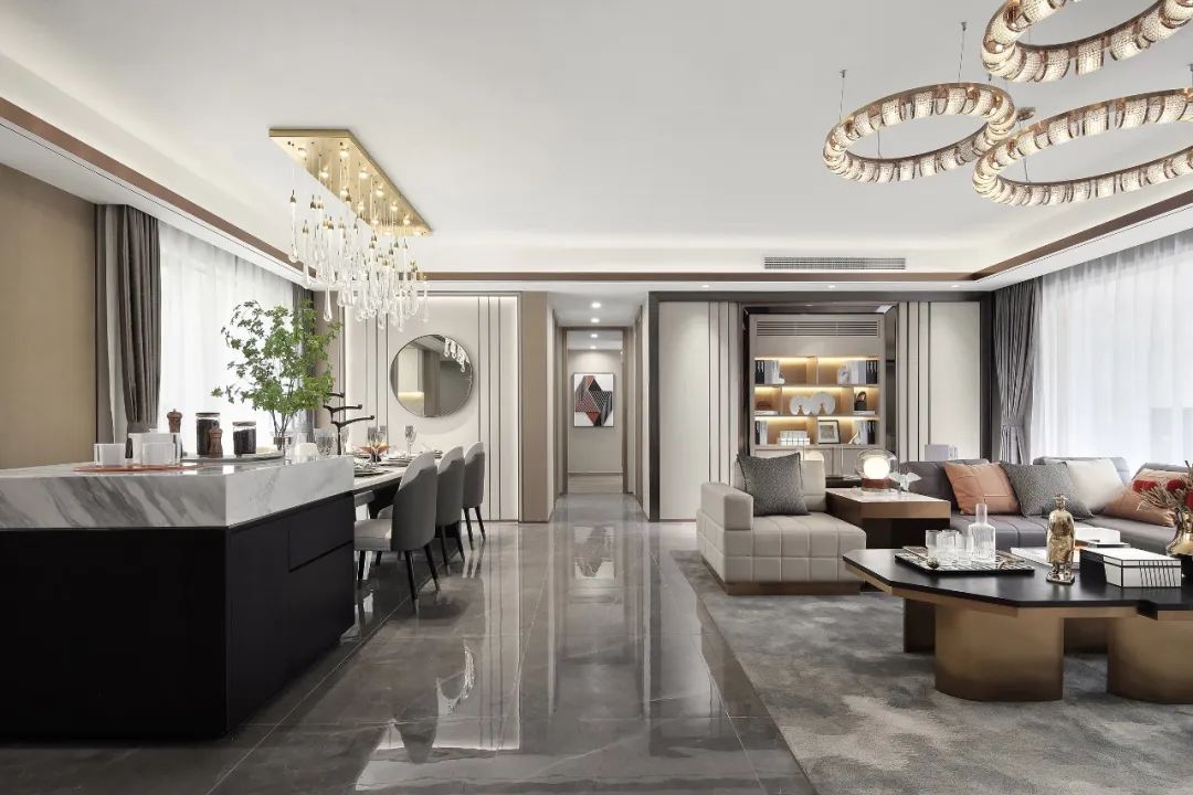 現(xiàn)代簡(jiǎn)歐風(fēng)格家裝設(shè)計(jì)室內(nèi)裝修效果圖-客餐廳 現(xiàn)代簡(jiǎn)歐風(fēng)格家裝設(shè)計(jì)室內(nèi)裝修效果圖-客餐廳