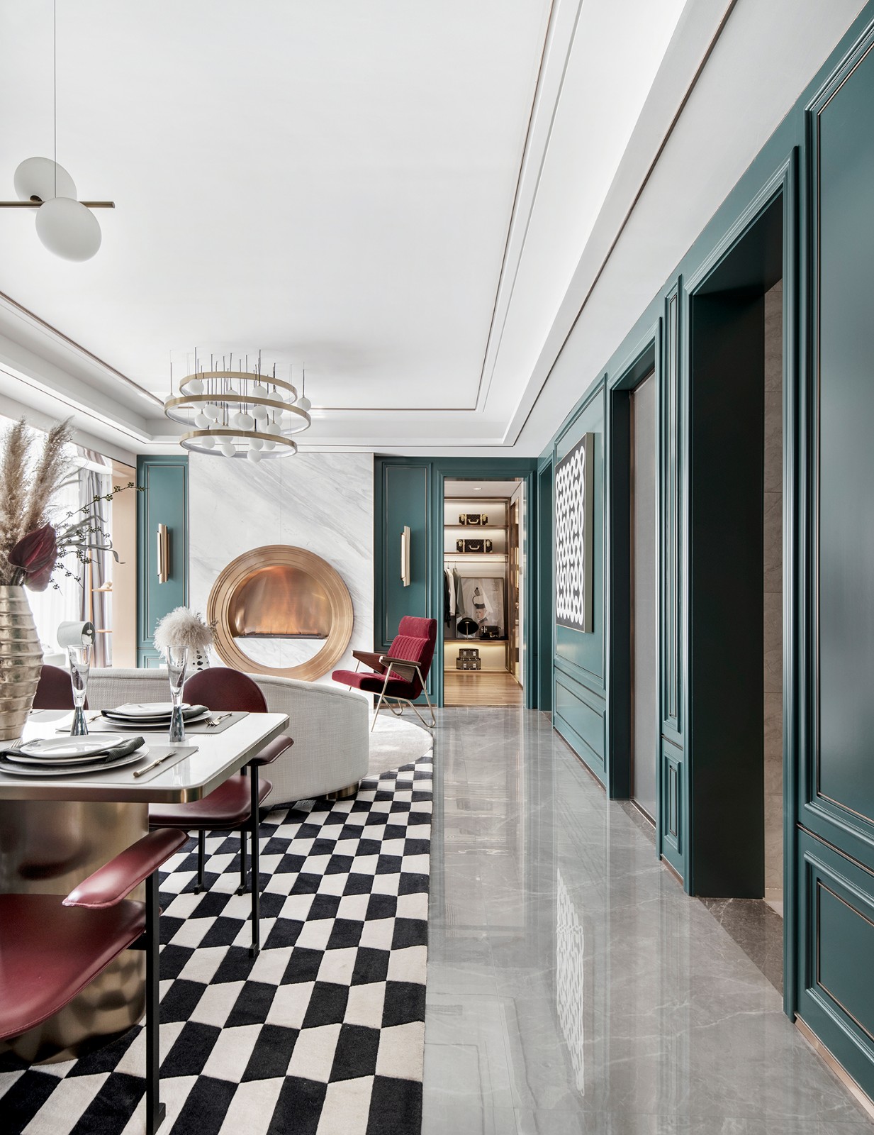 莫蘭迪輕奢風(fēng)格室內(nèi)設(shè)計家裝案例-走道 莫蘭迪輕奢風(fēng)格室內(nèi)設(shè)計家裝案例-走道