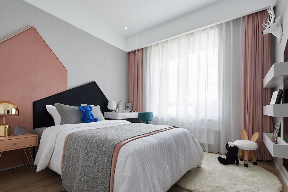 輕奢風格室內(nèi)家裝案例效果圖-兒童房 輕奢風格室內(nèi)家裝案例效果圖-兒童房