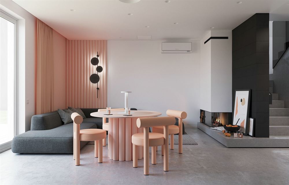 佛山市招商依云國際北歐風(fēng)格復(fù)式裝修案例