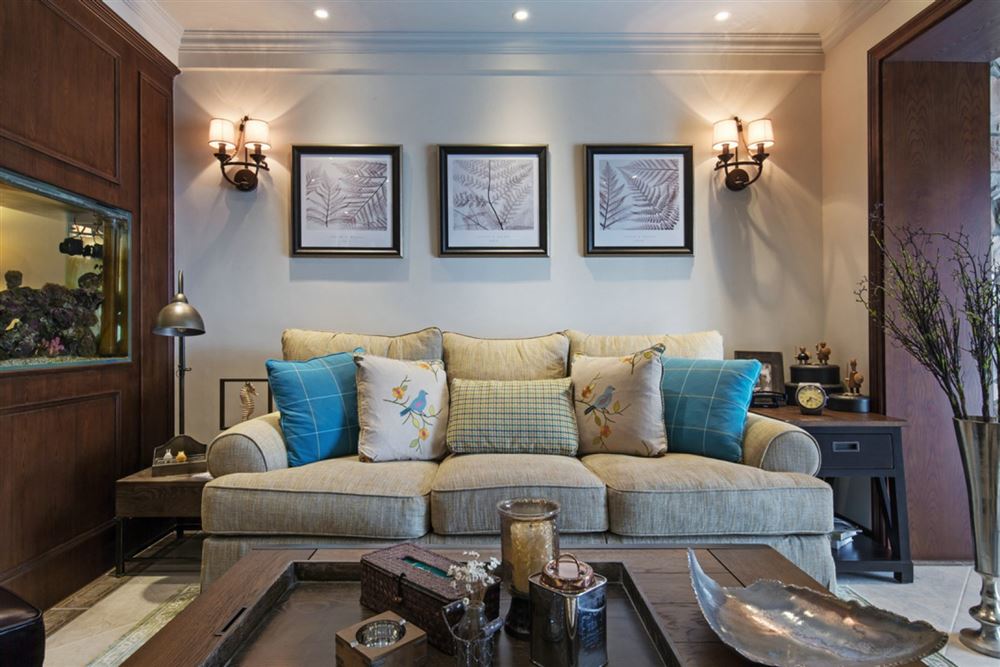 北海市金癸領(lǐng)?？っ朗斤L(fēng)格四居室裝修案例