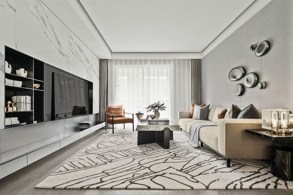 佛山市招商·悅府現(xiàn)代簡約風(fēng)格三居室裝修案例