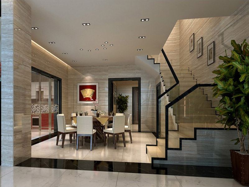 佛山市綠城桂語映月新中式風(fēng)格別墅裝修案例