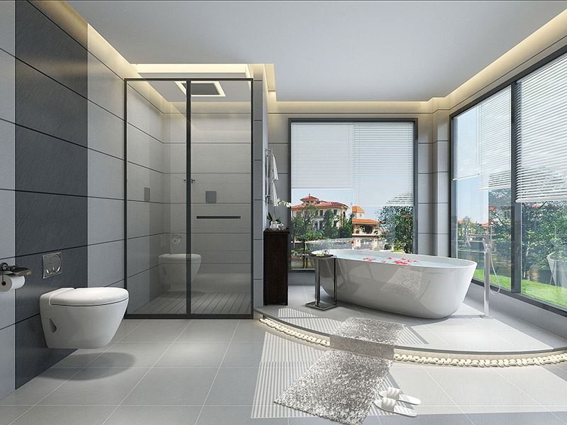 自貢市董家沖92號院輕奢風格別墅裝修案例