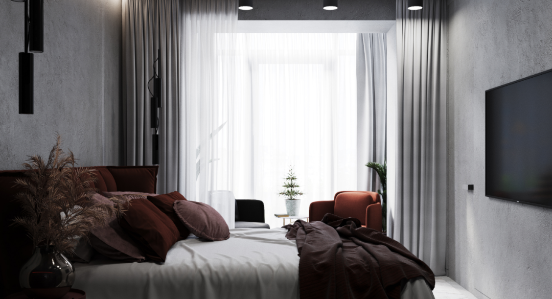 裝修案例高級灰混搭風(fēng)格室內(nèi)裝修效果圖-臥室 裝修案例高級灰混搭風(fēng)格室內(nèi)裝修效果圖-臥室