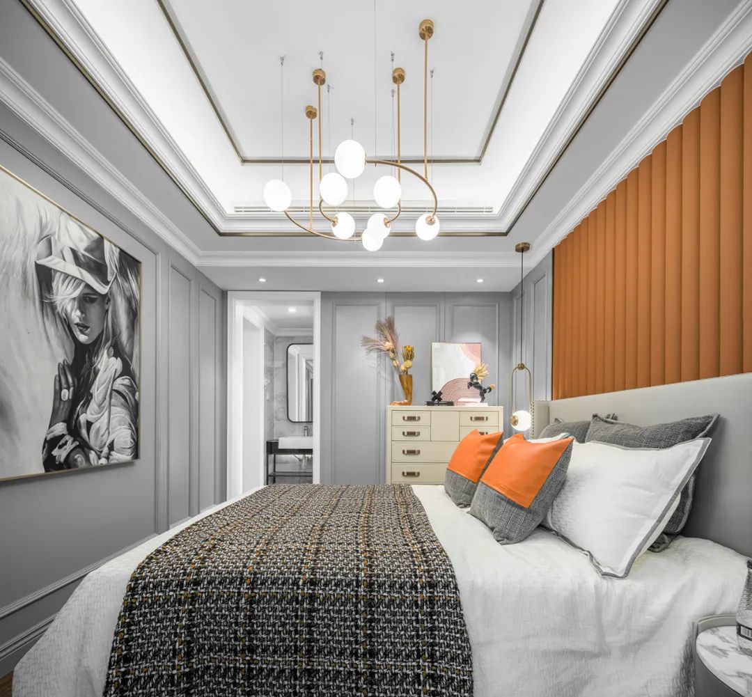 時(shí)尚輕奢風(fēng)格室內(nèi)設(shè)計(jì)家裝案例-臥室 時(shí)尚輕奢風(fēng)格室內(nèi)設(shè)計(jì)家裝案例-臥室