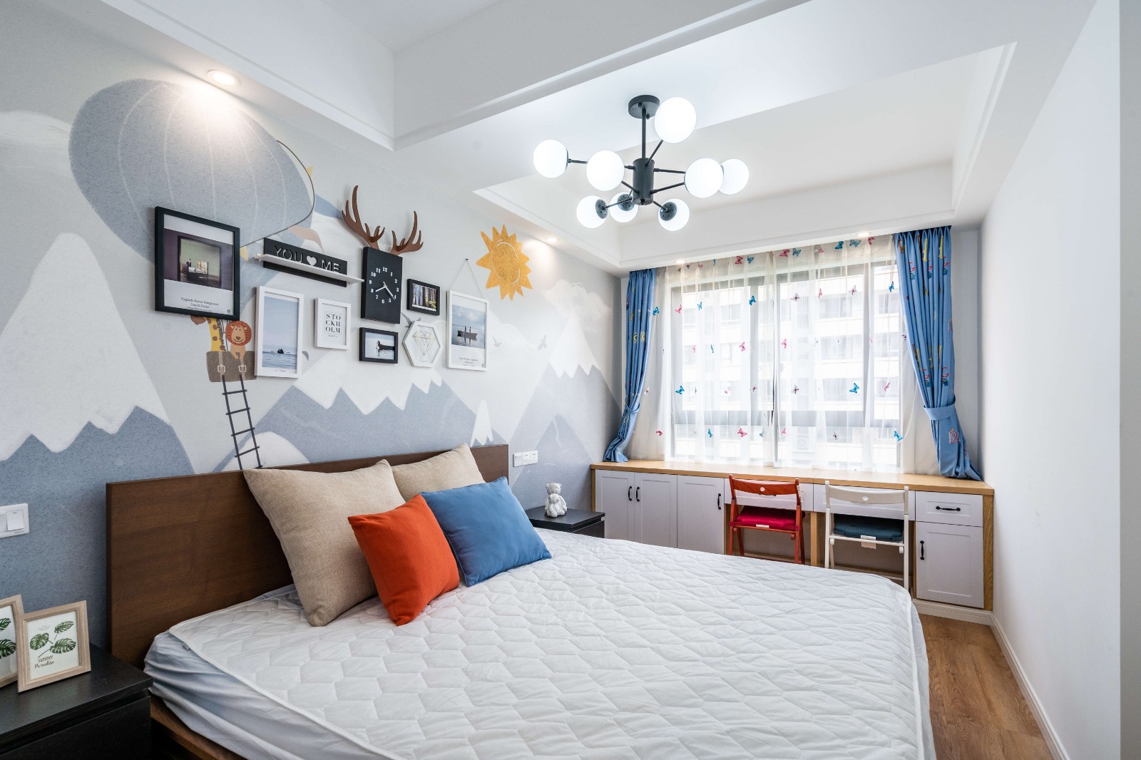 北歐風格家裝設計室內(nèi)裝修效果圖-次臥 北歐風格家裝設計室內(nèi)裝修效果圖-次臥