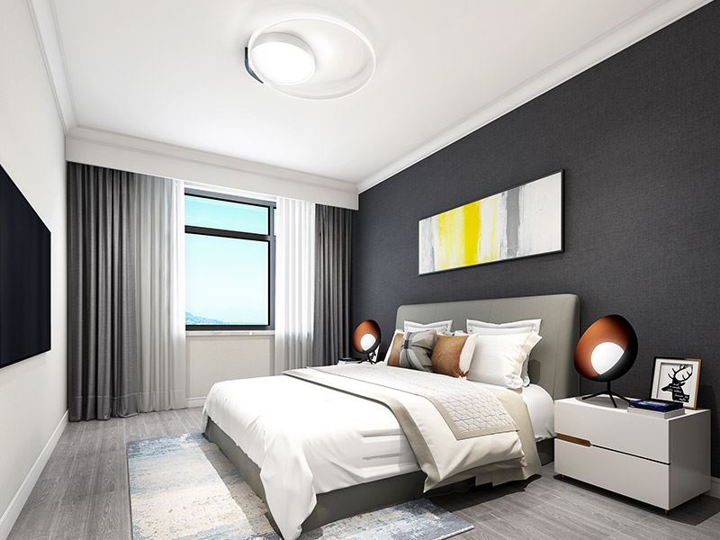 常州市泰和之春現(xiàn)代簡約風格二居室裝修案例