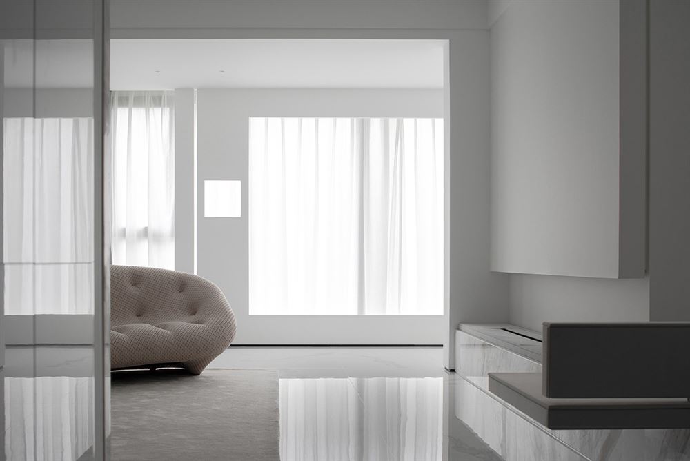 廣州市萬科金域曦府現(xiàn)代簡約風格三居室裝修案例