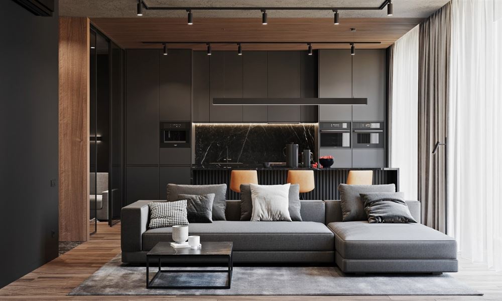 佛山市碧桂園·鳳凰灣現(xiàn)代簡約風格四居室裝修案例