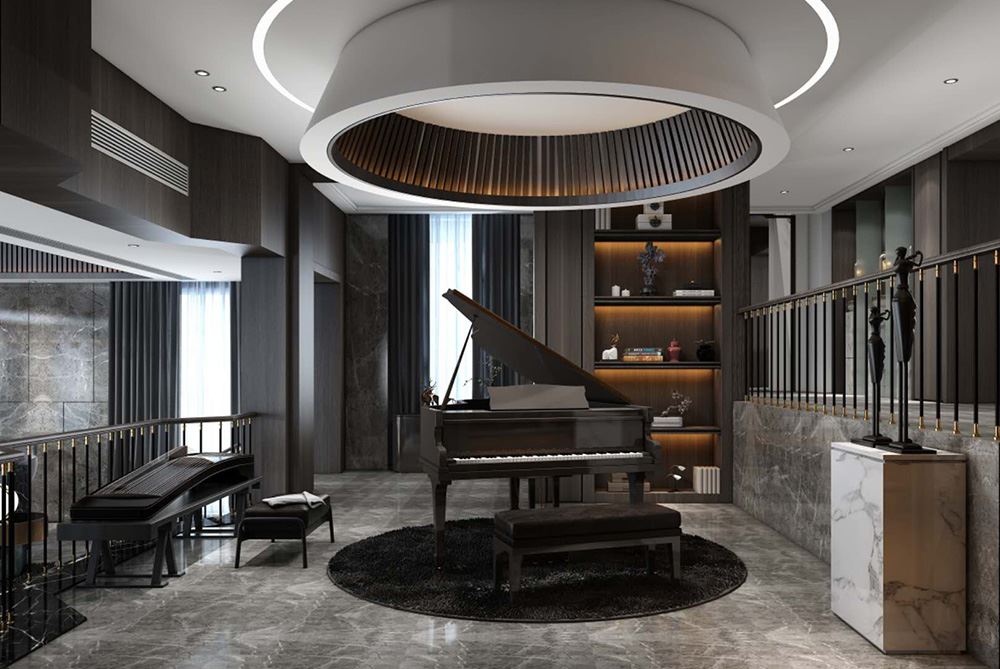 衢州市斗潭西區(qū)輕奢風格別墅裝修案例