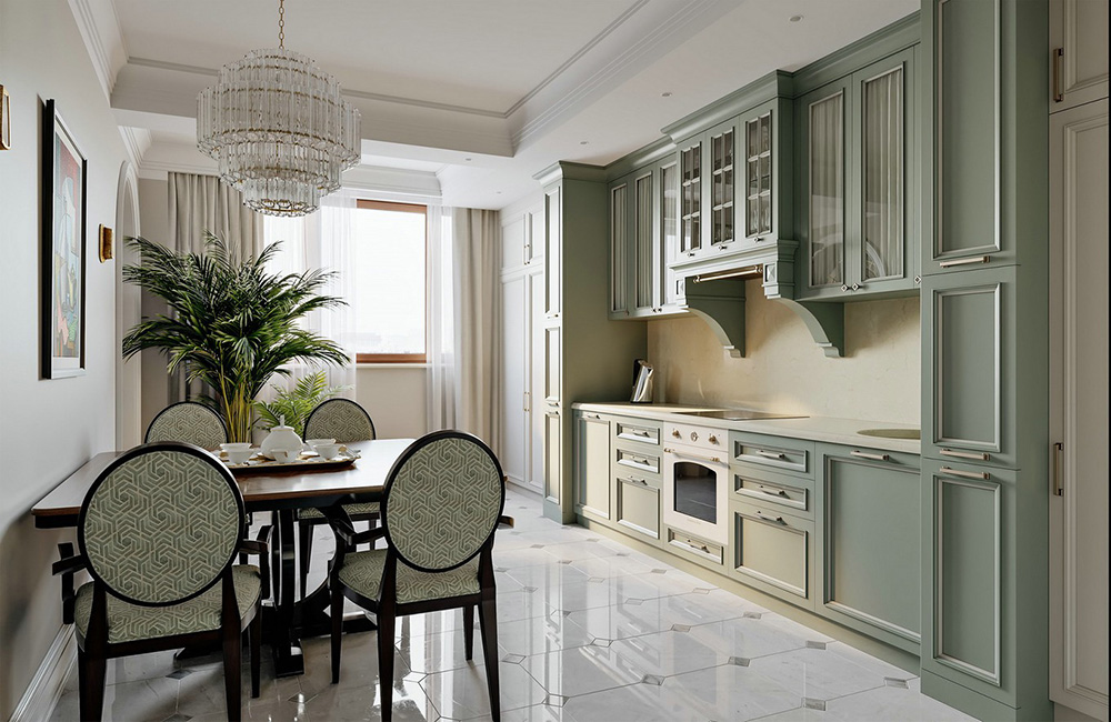 田園輕奢風(fēng)格室內(nèi)裝修效果圖-碧桂園新仕界四居180平米-廚房 田園輕奢風(fēng)格室內(nèi)裝修效果圖-碧桂園新仕界四居180平米-廚房
