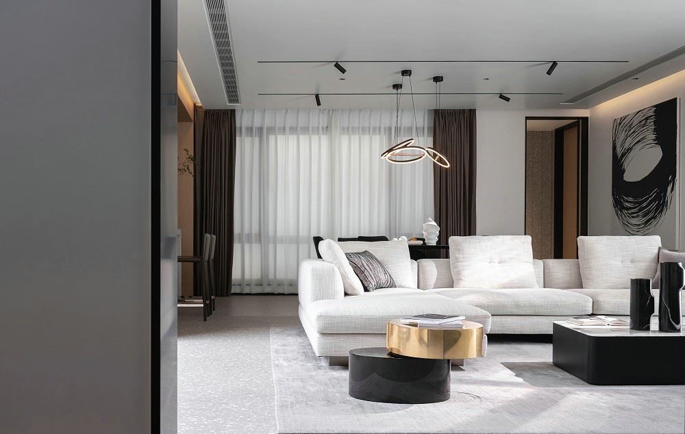 佛山市金地·中南·新城大境現(xiàn)代簡約風(fēng)格四居室裝修案例