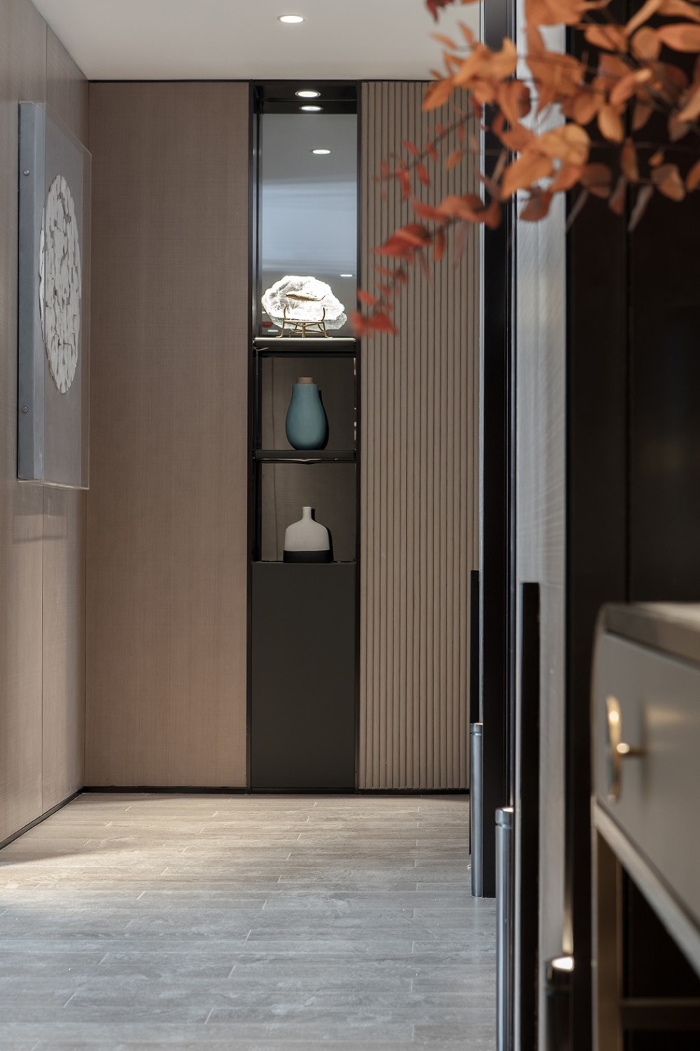 新中式風格室內(nèi)家裝案例效果圖-走道 新中式風格室內(nèi)家裝案例效果圖-走道