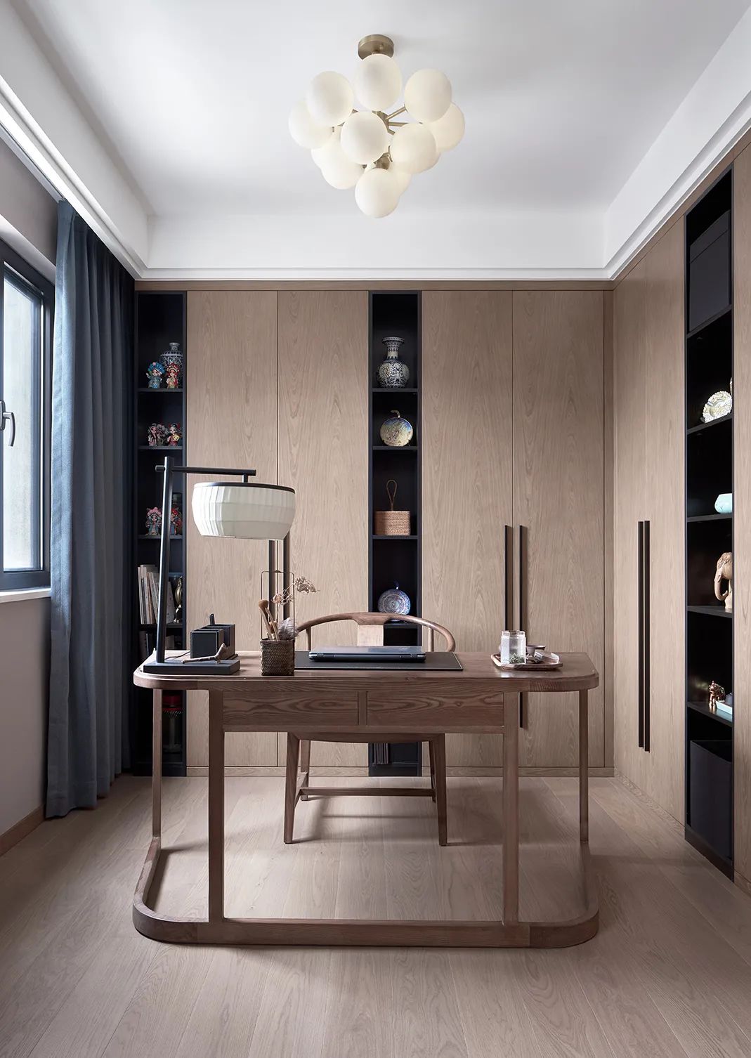 新中式風(fēng)格室內(nèi)設(shè)計(jì)家裝案例-書房 新中式風(fēng)格室內(nèi)設(shè)計(jì)家裝案例-書房