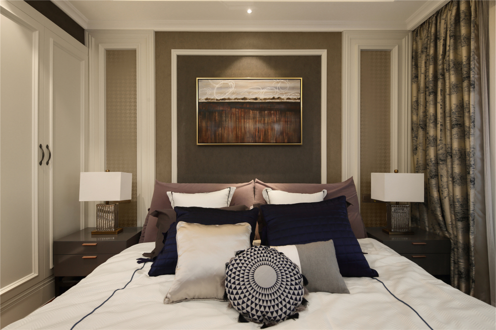 歐式風(fēng)格別墅家裝案例效果圖-臥室 歐式風(fēng)格別墅家裝案例效果圖-臥室