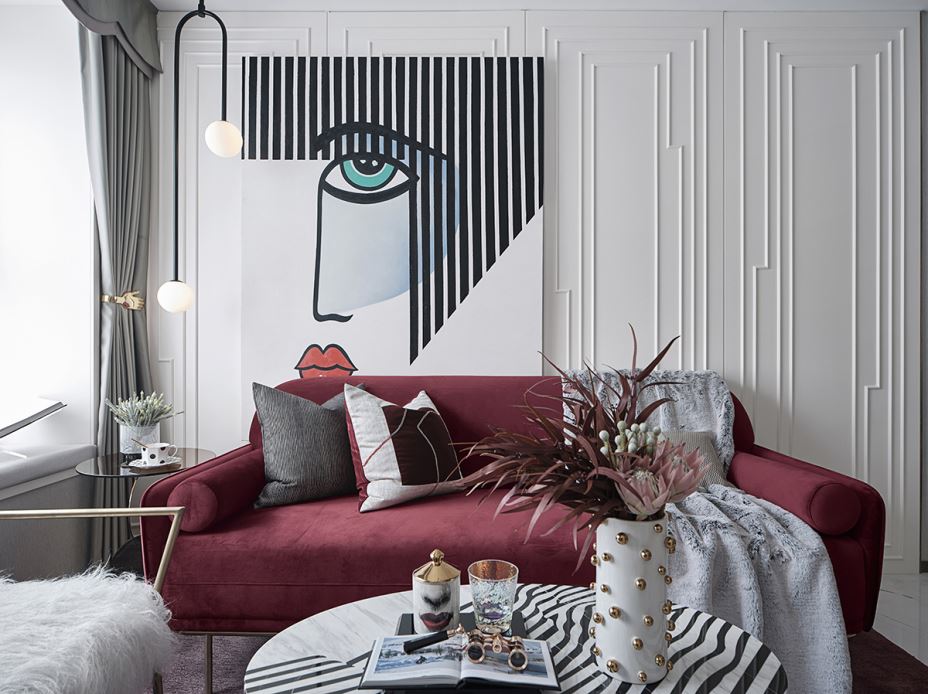 江門市文昌花園輕奢風(fēng)格三居室裝修案例