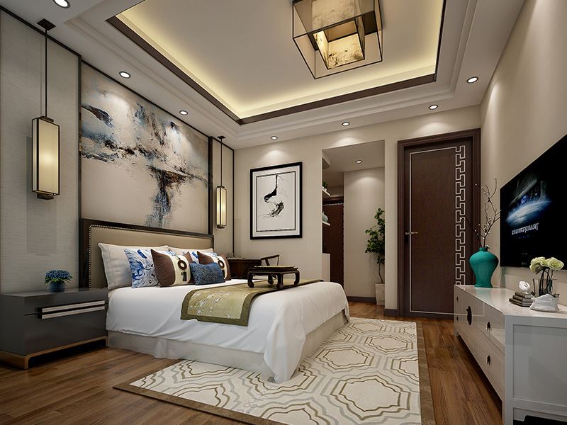 佛山市卓越蔚藍(lán)星宸現(xiàn)代簡約風(fēng)格三居室裝修案例