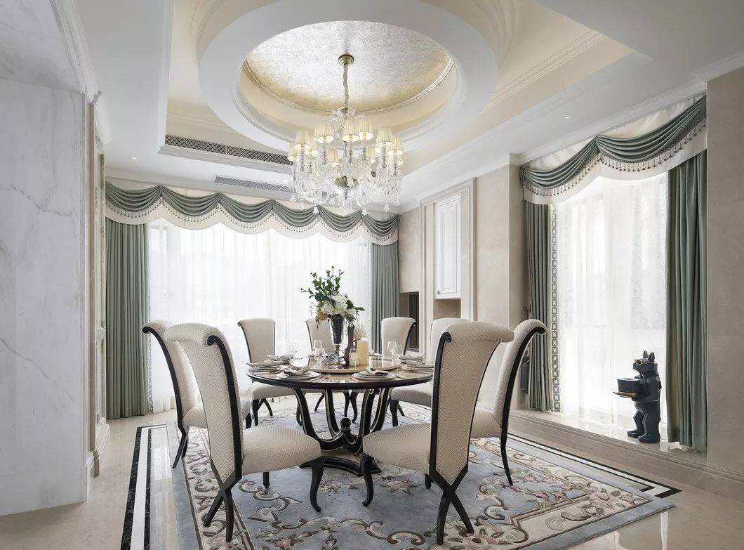 佛山裝修公司法式風格別墅裝修效果圖-餐廳 佛山裝修公司法式風格別墅裝修效果圖-餐廳