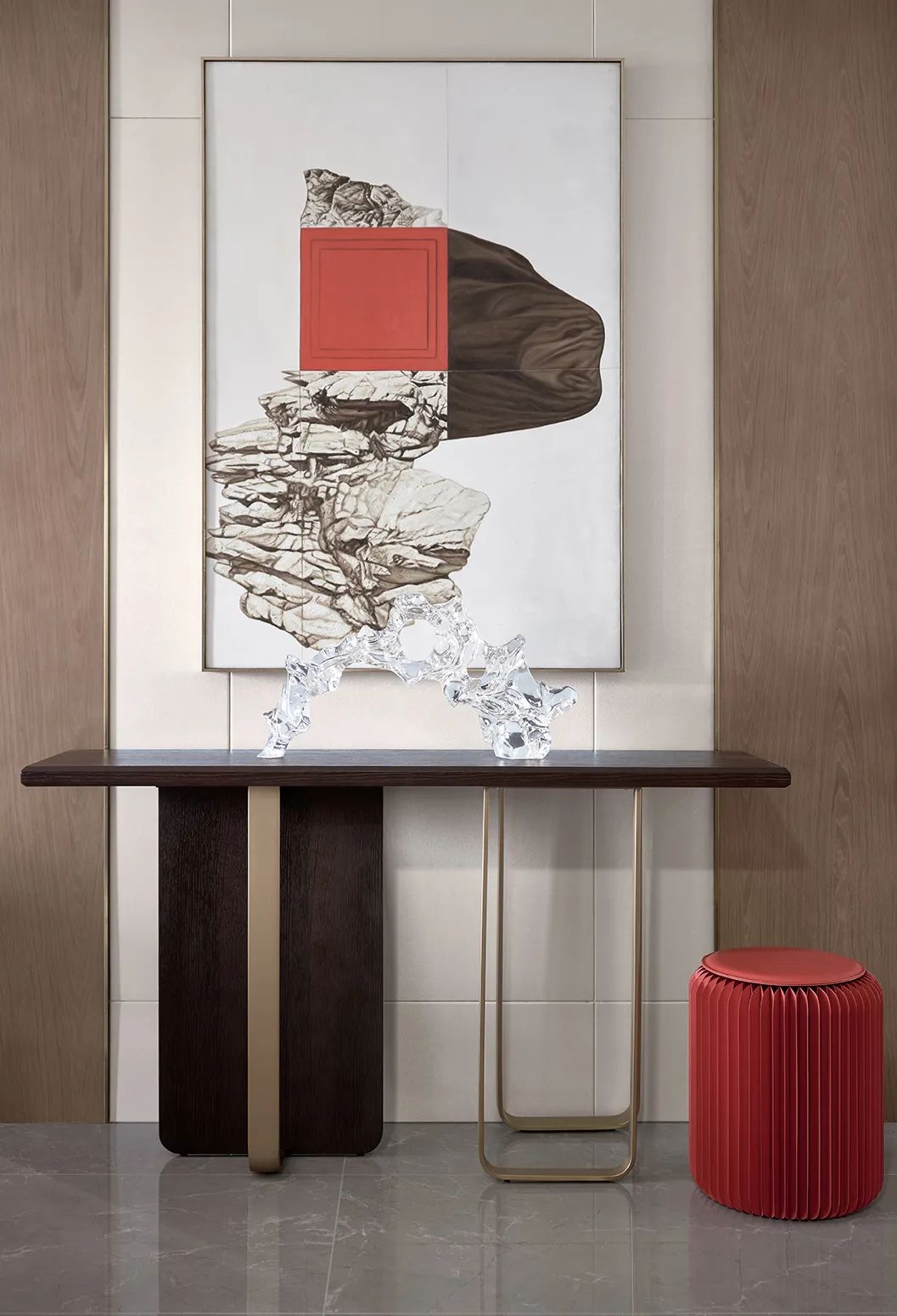 新中式風(fēng)格室內(nèi)設(shè)計(jì)家裝案例-玄關(guān) 新中式風(fēng)格室內(nèi)設(shè)計(jì)家裝案例-玄關(guān)