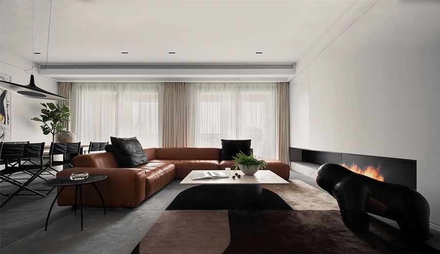 佛山市龍光天宸現(xiàn)代簡(jiǎn)約風(fēng)格四居室裝修案例