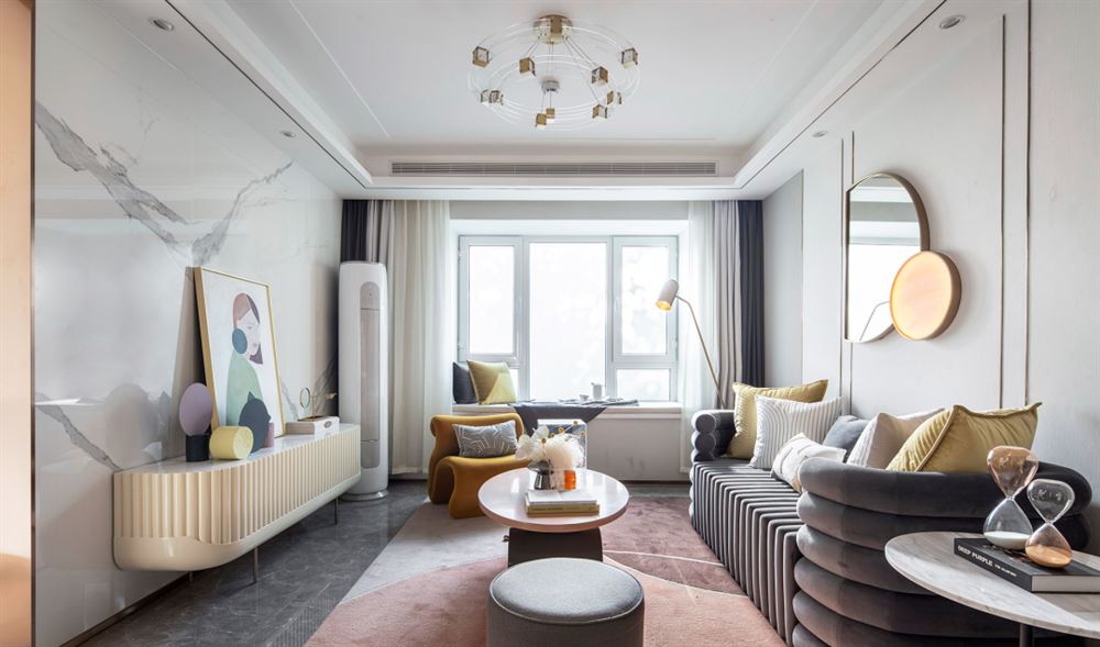 佛山市保利中央公園現(xiàn)代簡約風(fēng)格三居室裝修案例