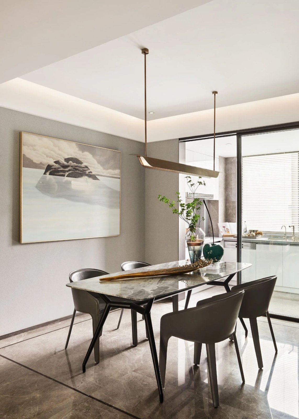 現(xiàn)代輕奢風(fēng)格室內(nèi)設(shè)計(jì)家裝案例-餐廳 現(xiàn)代輕奢風(fēng)格室內(nèi)設(shè)計(jì)家裝案例-餐廳