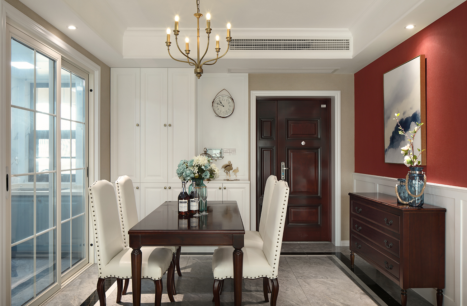 佛山裝修公司美式風(fēng)格室內(nèi)裝修效果圖-餐廳 佛山裝修公司美式風(fēng)格室內(nèi)裝修效果圖-餐廳