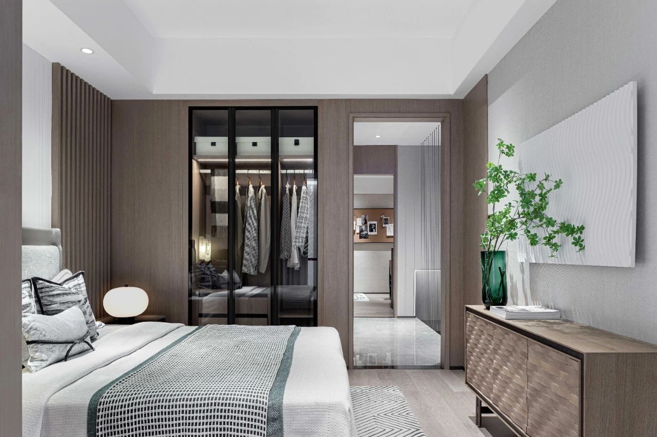 現(xiàn)代簡(jiǎn)約風(fēng)格室內(nèi)設(shè)計(jì)家裝案例-主臥 現(xiàn)代簡(jiǎn)約風(fēng)格室內(nèi)設(shè)計(jì)家裝案例-主臥