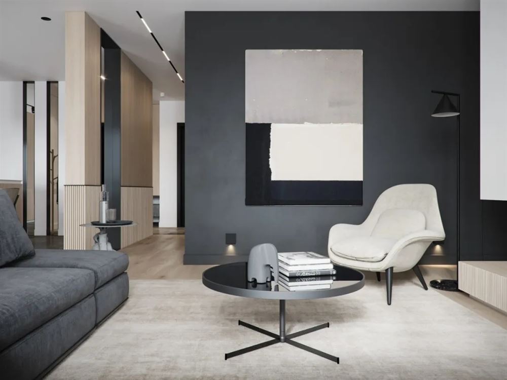 廣州市力迅·西關(guān)雅筑現(xiàn)代簡(jiǎn)約風(fēng)格三居室裝修案例