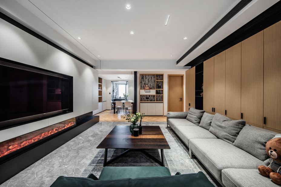 江門市幸福新村現(xiàn)代簡約風(fēng)格四居室裝修案例