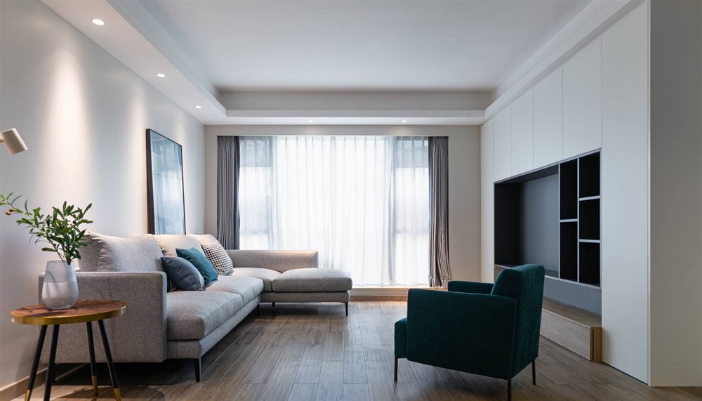 湛江市永?；▓@現(xiàn)代簡約風(fēng)格四居室裝修案例