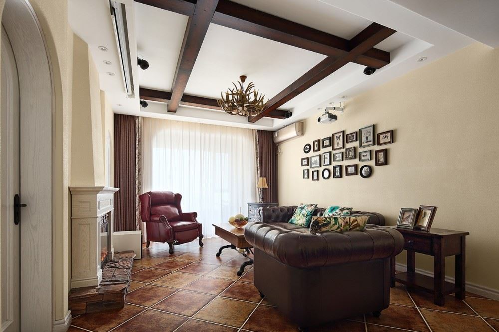 佛山市海倫堡&middot;美的&middot;玖悅府美式風(fēng)格三居室裝修案例