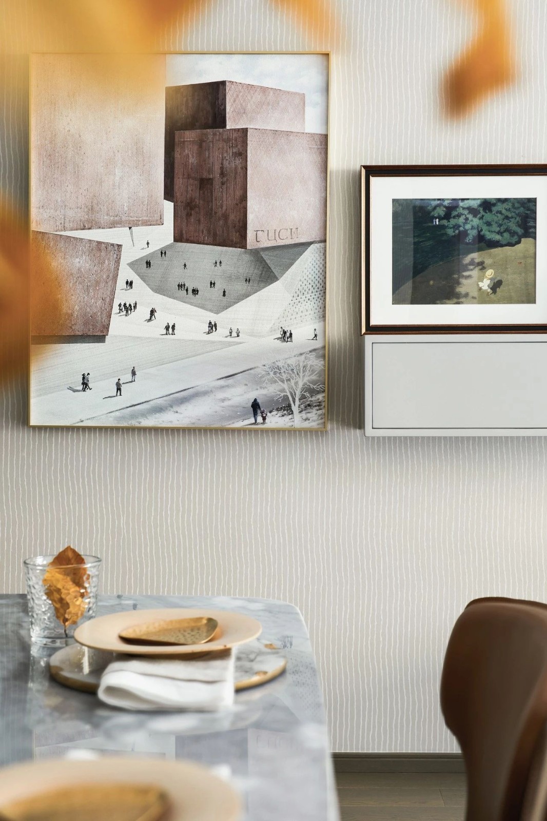 輕奢簡約風(fēng)格室內(nèi)設(shè)計(jì)家裝案例-餐廳裝飾畫 輕奢簡約風(fēng)格室內(nèi)設(shè)計(jì)家裝案例-餐廳裝飾畫