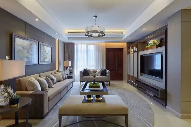 佛山市高明鈞明城新中式風(fēng)格四居室裝修案例