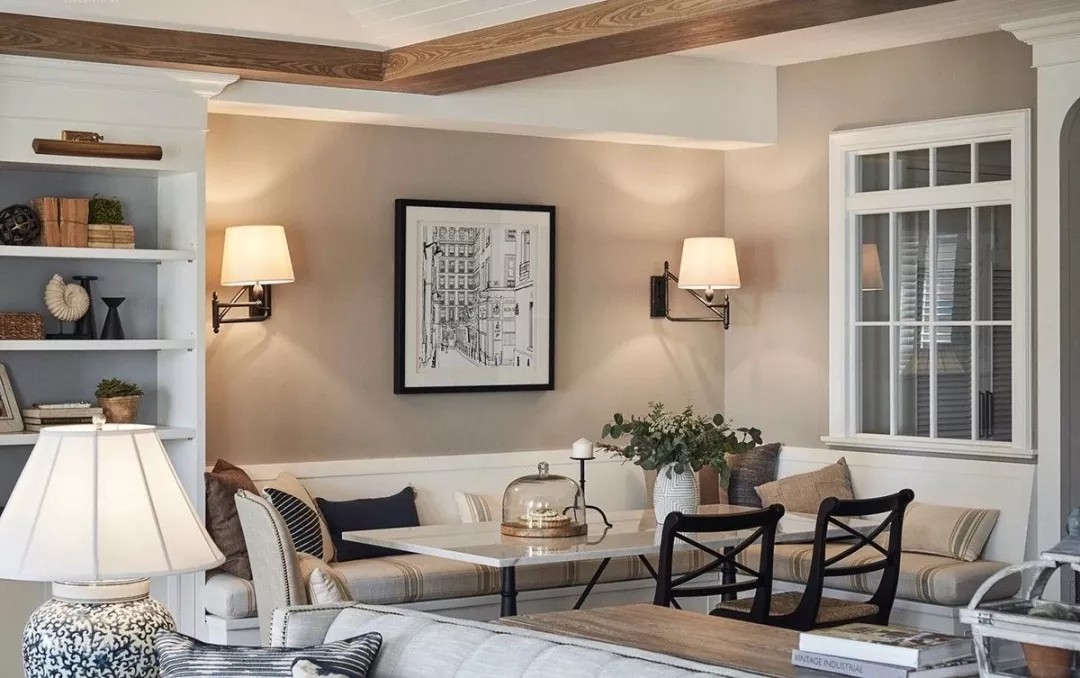 裝修案例美式簡(jiǎn)約風(fēng)格室內(nèi)裝修效果圖-餐廳 裝修案例美式簡(jiǎn)約風(fēng)格室內(nèi)裝修效果圖-餐廳