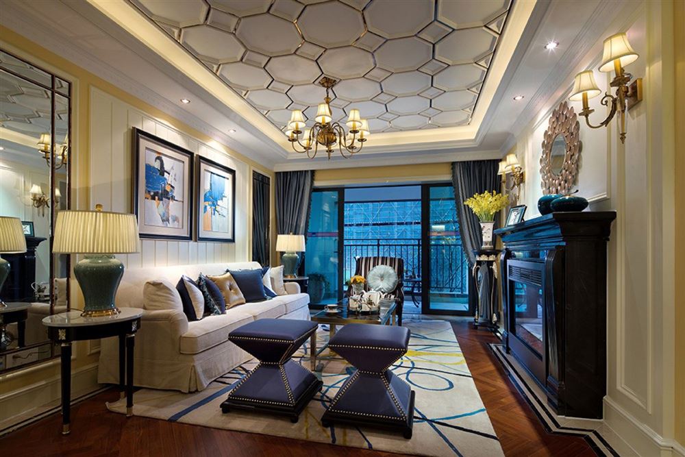 佛山市中建順控·云熙悅城歐式風格三居室裝修案例