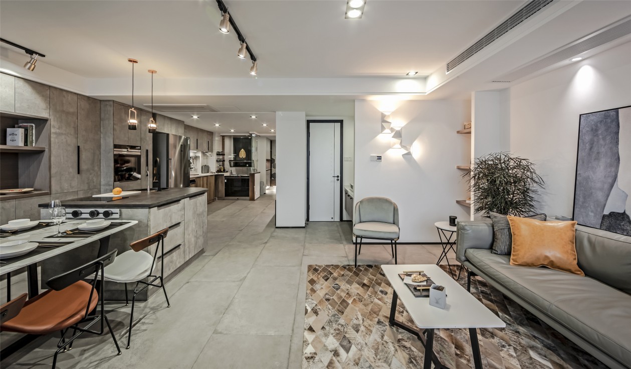 現代前衛(wèi)風格室內設計家裝案例-客餐廳