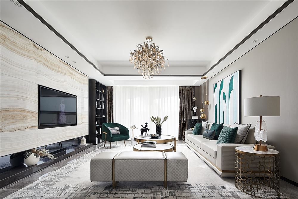 自貢市董家沖92號院現(xiàn)代簡約風格四居室裝修案例