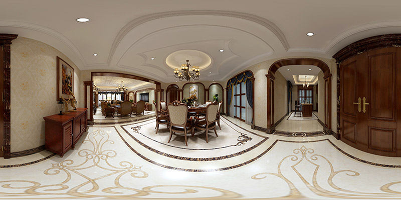 蘭喬圣菲五居大宅320平米現(xiàn)代簡約風格裝修案例-餐廳 蘭喬圣菲五居大宅320平米現(xiàn)代簡約風格裝修案例-餐廳