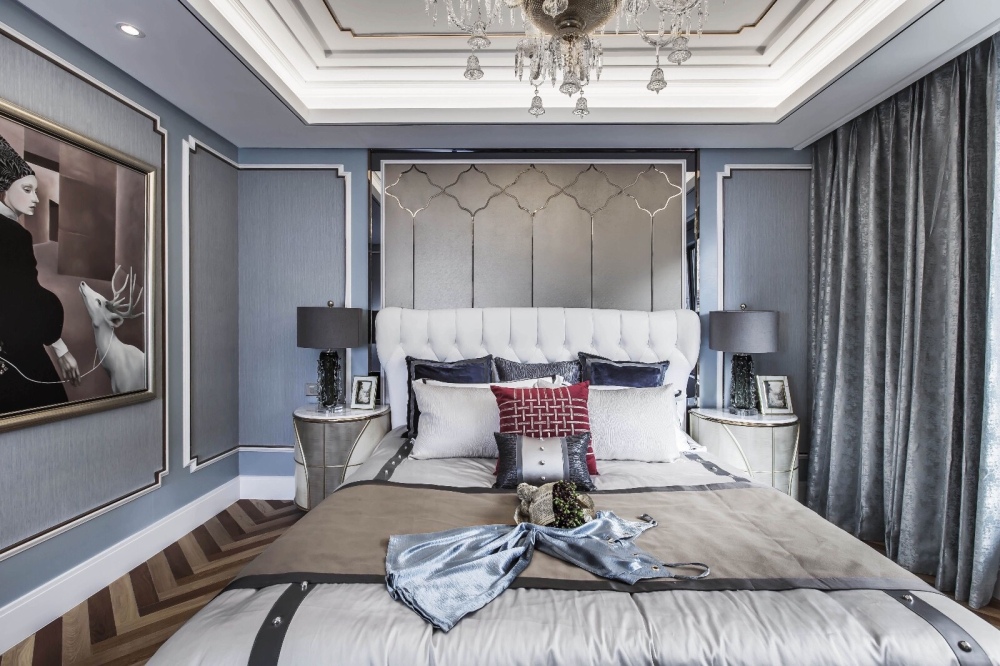 歐式復(fù)古風(fēng)格別墅室內(nèi)設(shè)計家裝案例-臥室 歐式復(fù)古風(fēng)格別墅室內(nèi)設(shè)計家裝案例-臥室