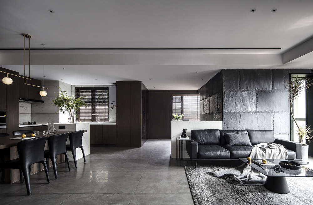 現(xiàn)代簡約風格室內(nèi)家裝案例效果圖-客餐廳 現(xiàn)代簡約風格室內(nèi)家裝案例效果圖-客餐廳