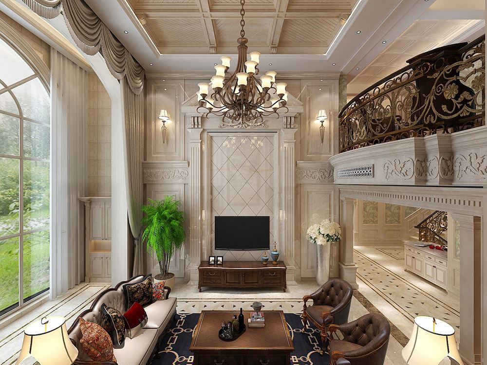 佛山市峰睿公館歐式風(fēng)格別墅裝修案例
