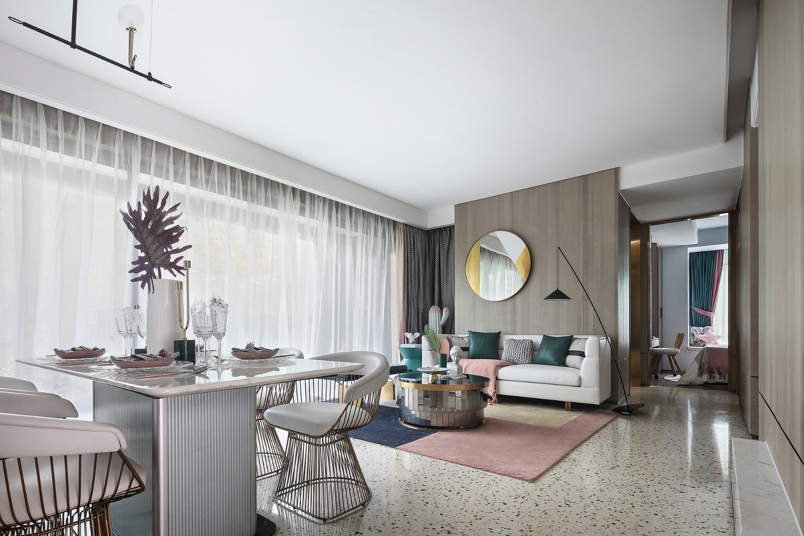 現(xiàn)代北歐風(fēng)格室內(nèi)設(shè)計家裝案例-客餐廳 現(xiàn)代北歐風(fēng)格室內(nèi)設(shè)計家裝案例-客餐廳