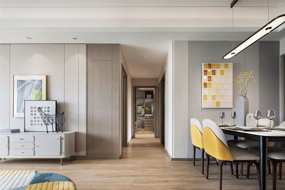 江門市明泰城北歐風(fēng)格三居室裝修案例