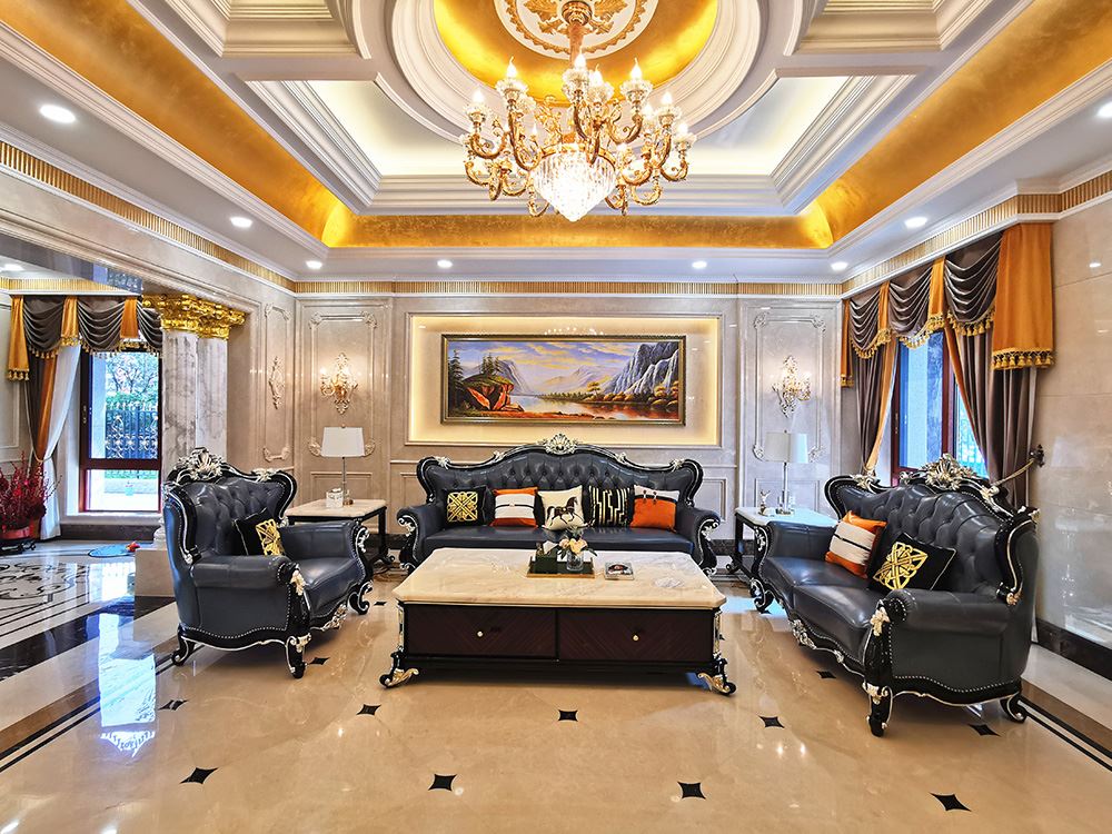 佛山市朝安金茂悅歐式風(fēng)格別墅裝修案例