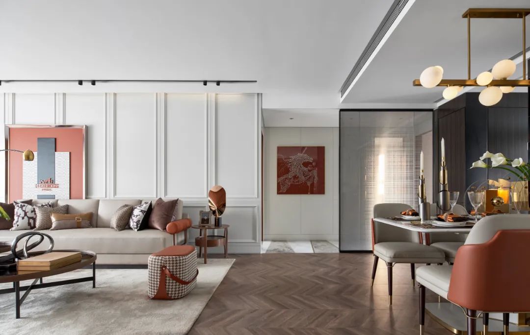 美式摩登風(fēng)格室內(nèi)設(shè)計家裝案例-客餐廳 美式摩登風(fēng)格室內(nèi)設(shè)計家裝案例-客餐廳